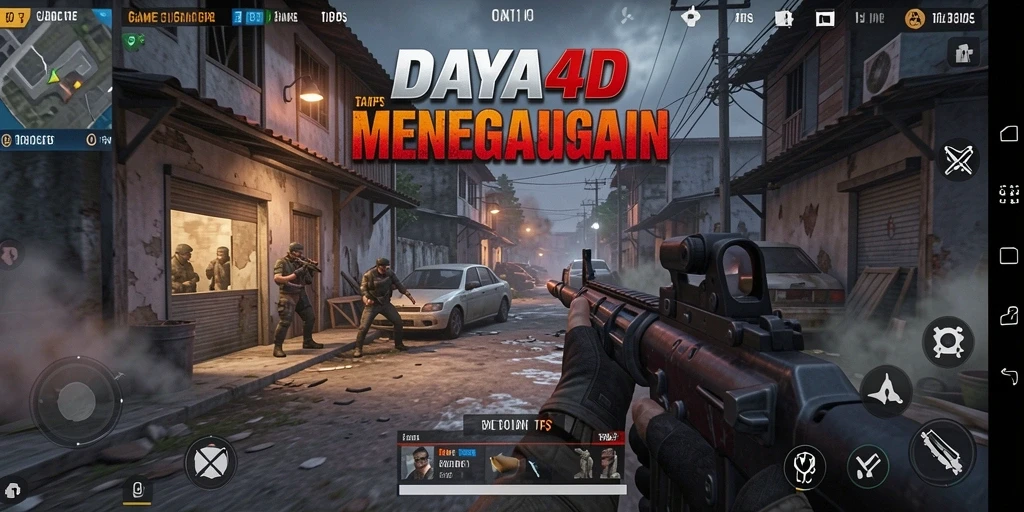 Tampilan gameplay menegangkan dalam DAYA4D, penuh aksi dan strategi.