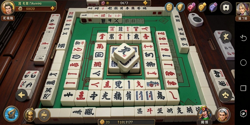 Tampilan gameplay seru dalam permainan Mahjong FAV77.