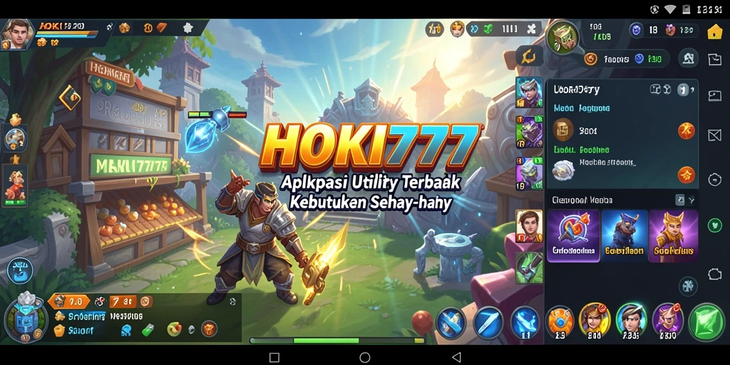 Tampilan antarmuka HOKI777 yang sederhana dan fungsional.