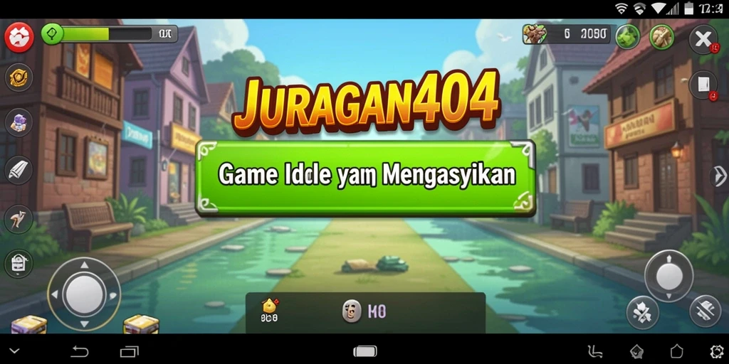 Screenshot JURAGAN404 menampilkan gameplay Idle yang seru dan menarik.