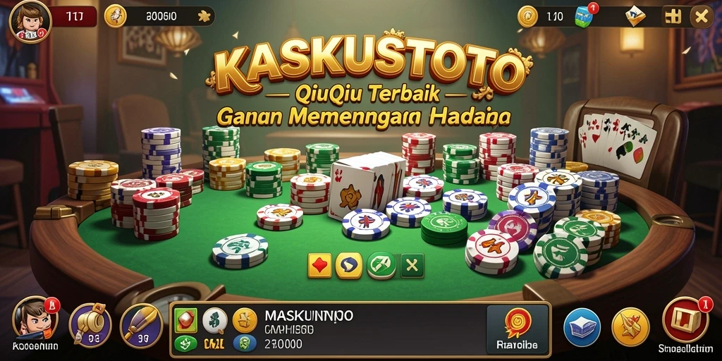 Screenshot KASKUSTOTO menampilkan keseruan permainan QiuQiu.