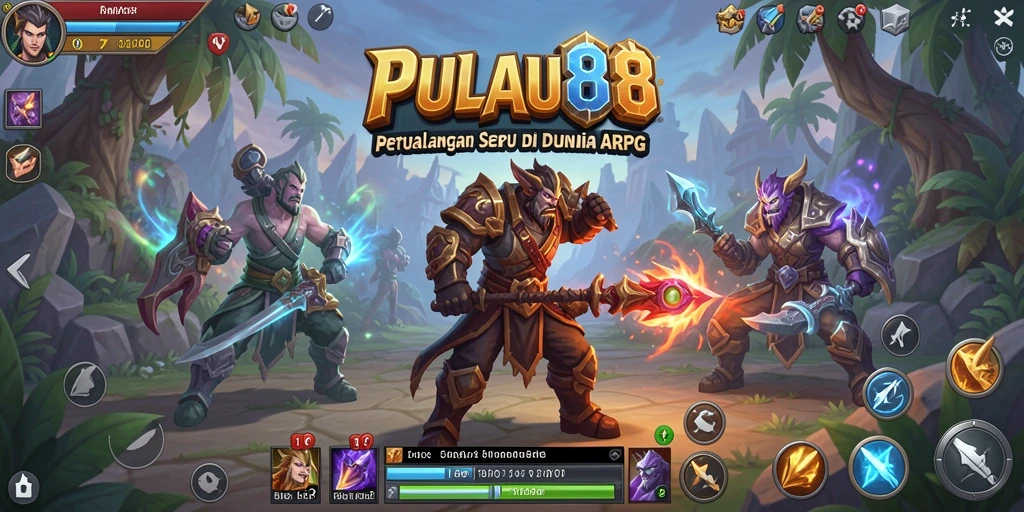 Tangkapan layar PULAU88 menunjukkan aksi pertempuran yang mendebarkan dalam ARPG.