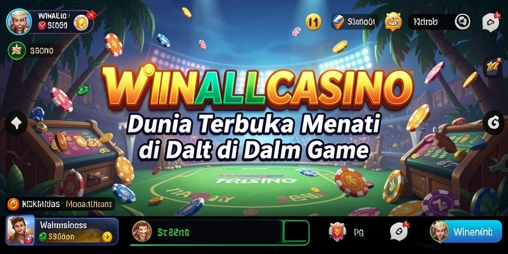 Tampilan gameplay Open World di WINALLCASINO yang mengesankan.